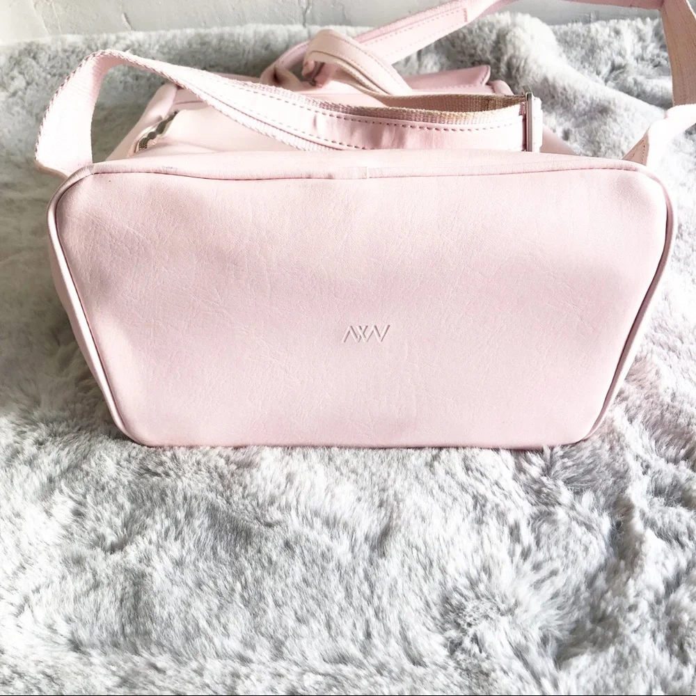 Matt & Nat Light Pink Vegan Leather Backpack